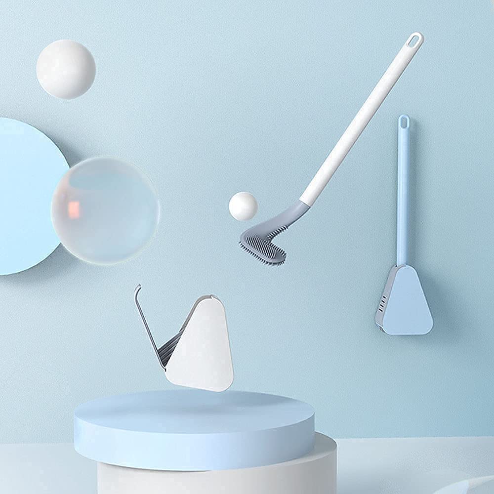 LoungeYard | Longer Grip Flexible Silicone Golf Toilet Brush — product view 2