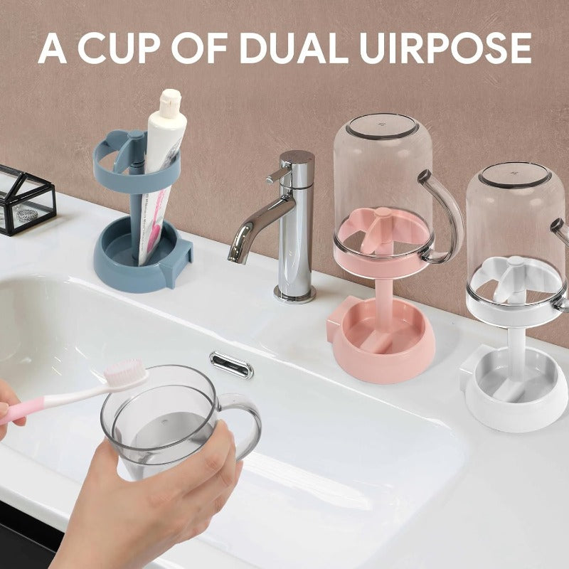LoungeYard | Toothbrush Holder with Dust Cover & Wash Cup — product view 2