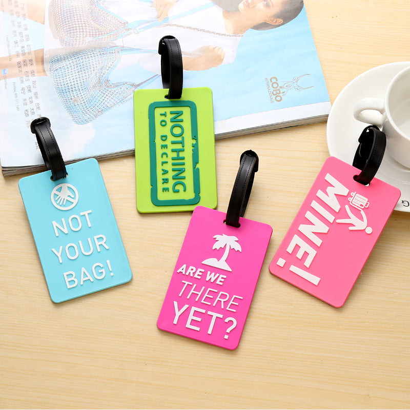 Unisex Fun Travel-Themed Luggage Tag LoungeYard — product view 5