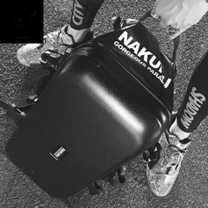 LoungeYard | Hard Shell Backpack with Large Capacity, Waterproof Shell and Stylish Design, for Everyday Use — product view 6