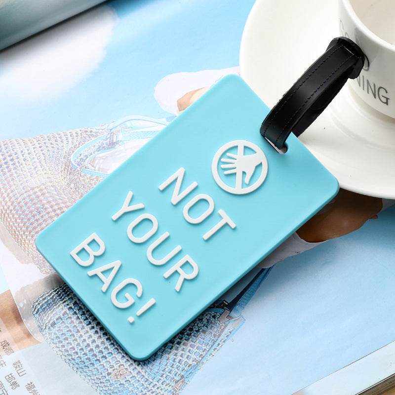 Unisex Fun Travel-Themed Luggage Tag LoungeYard — product view 2