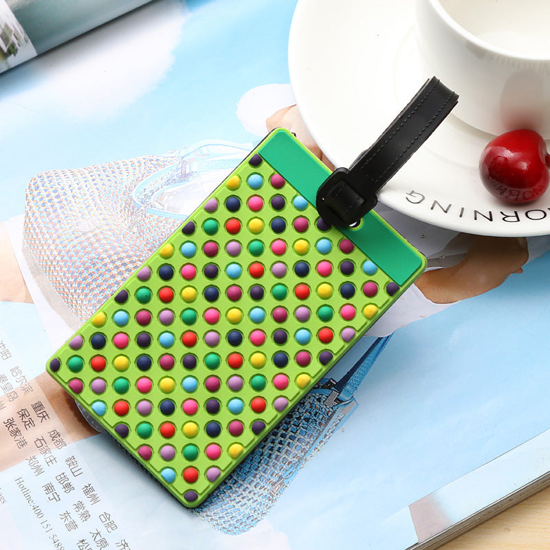 Unisex Vibrantly Patterned Travel Luggage Tag LoungeYard — product view 7