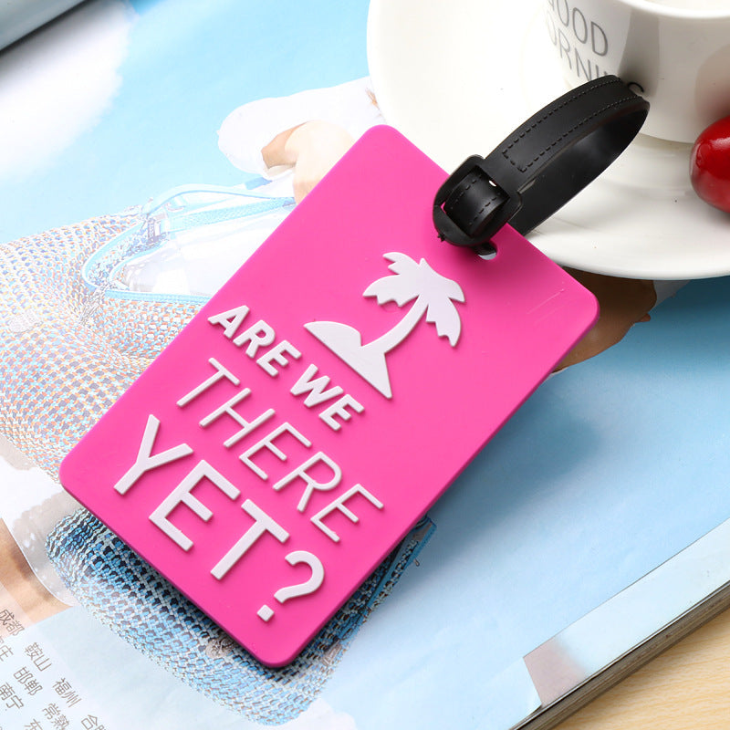 Unisex Fun Travel-Themed Luggage Tag LoungeYard — product view 1