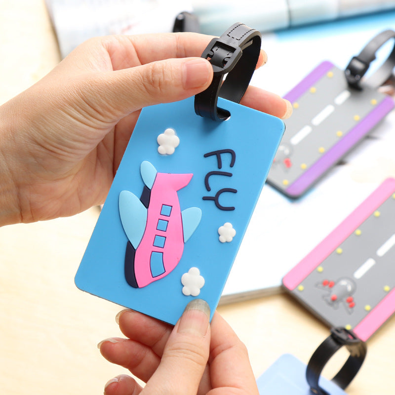 Unisex Whimsical Road-Themed Luggage Tag LoungeYard — product view 3