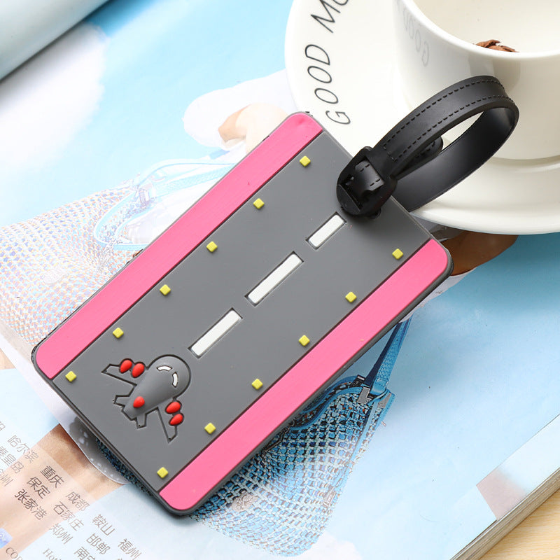 Unisex Whimsical Road-Themed Luggage Tag LoungeYard — product view 1