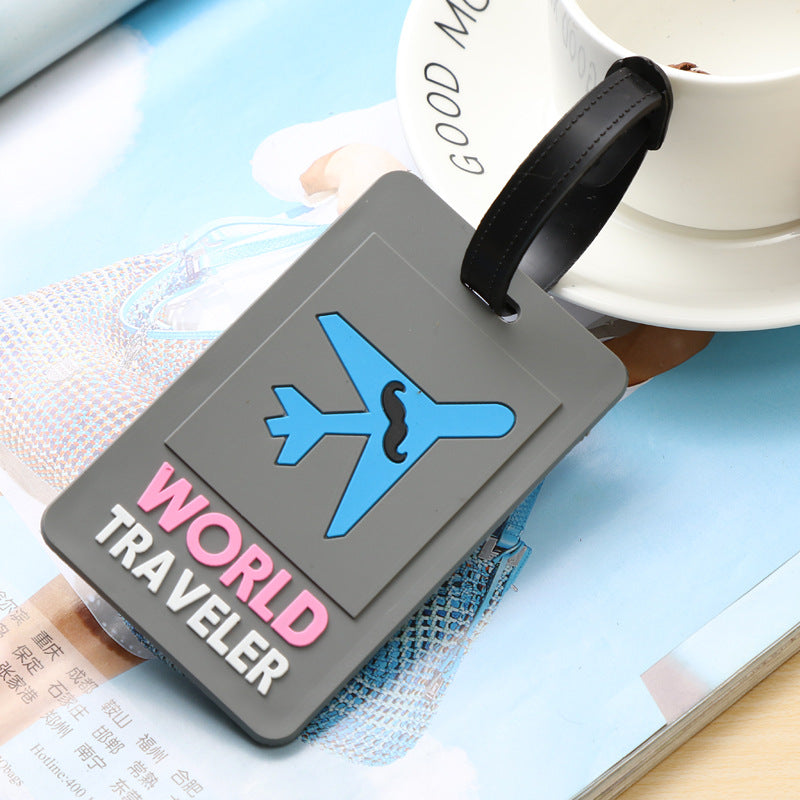 Unisex Whimsical Road-Themed Luggage Tag LoungeYard — product view 5