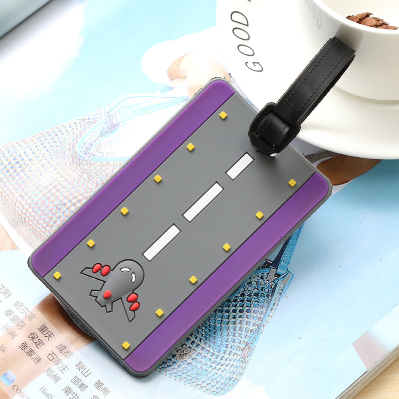 Unisex Whimsical Road-Themed Luggage Tag LoungeYard — product view 2