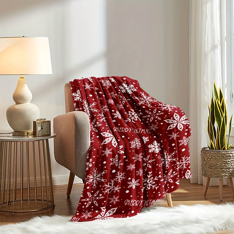 FestiveSnuggle - Luxury Christmas Fleece Blanket for the Holidays LoungeYard — product view 5