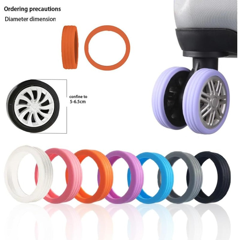 LoungeYard | Silicone Luggage Wheel Covers — product view 2