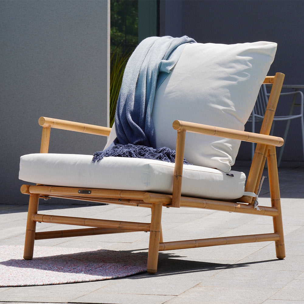LOUNGE YARD Outdoor Bohemian Style Upholstered Armchair With Cushions(Set Of 2) — product view 5