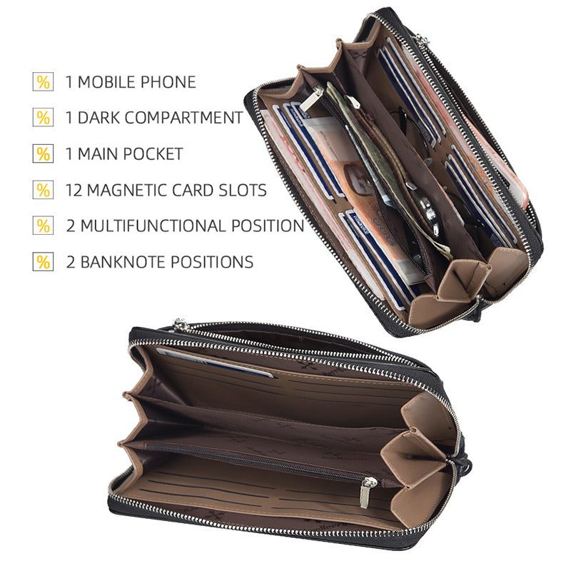 LoungeYard | Men's Long Large Wallet — product view 5