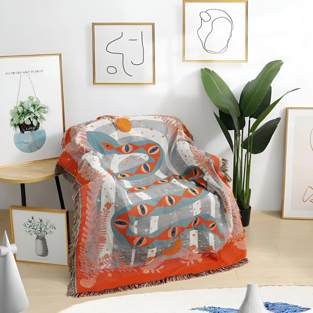 LoungeYard | Serpent's Path Blanket — product view 5