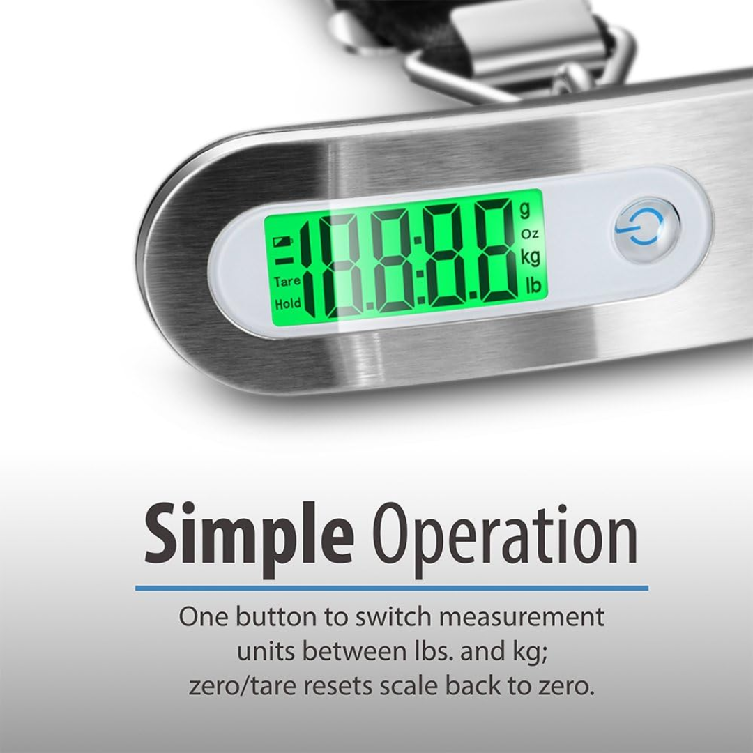 Digital Luggage Scale - Avoid Unexpected Baggage Fees Easily LoungeYard — product view 2