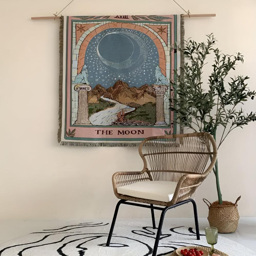 LoungeYard | Moon Tarot Tapestry Blanket — product view 6