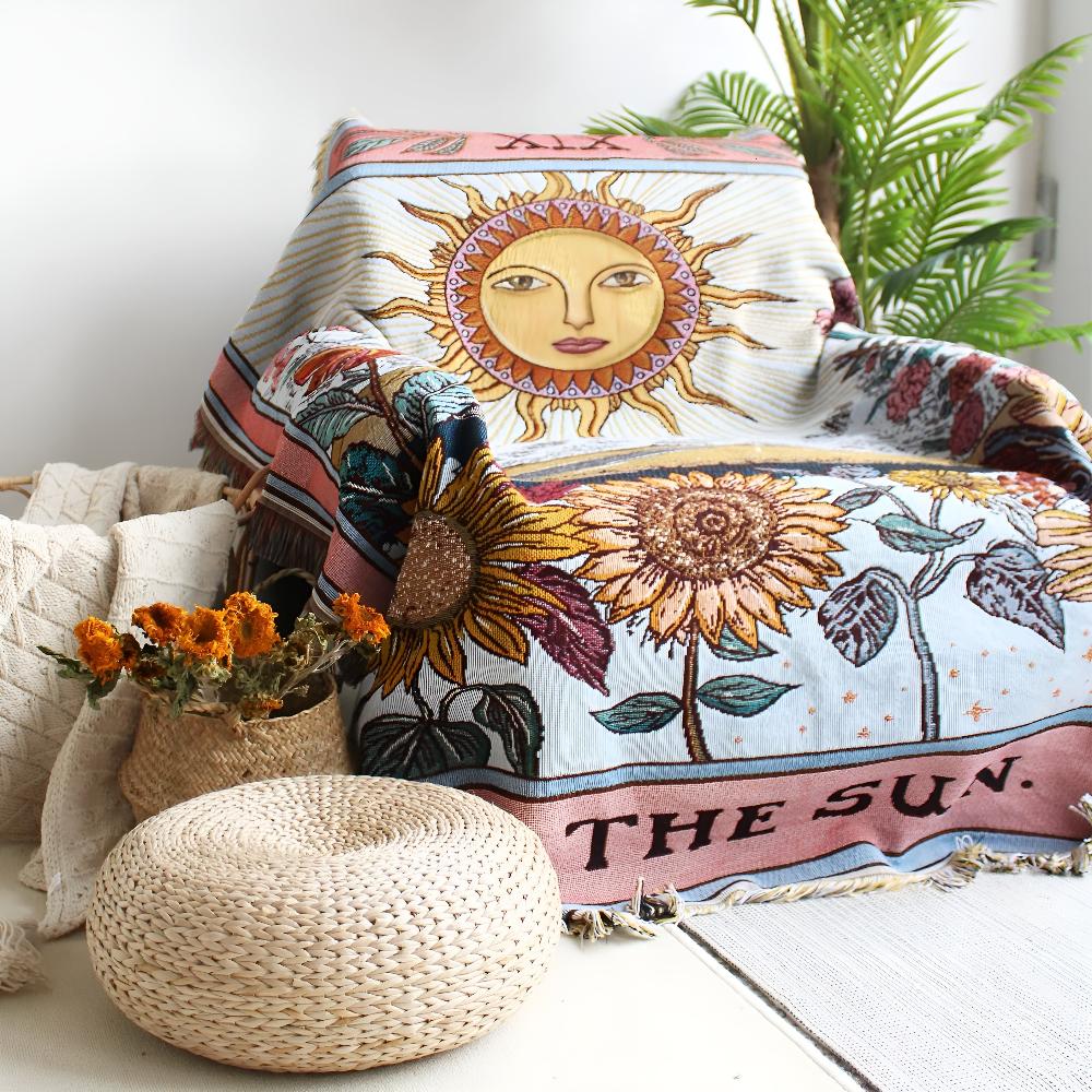 LoungeYard | Boho Sun Tapestry Blanket — product view 1