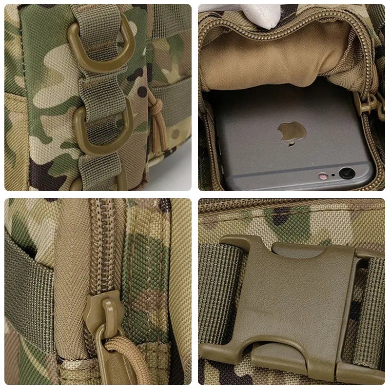 Sports bag for mountaineering cycling camouflage pattern | LoungeYard — product view 4