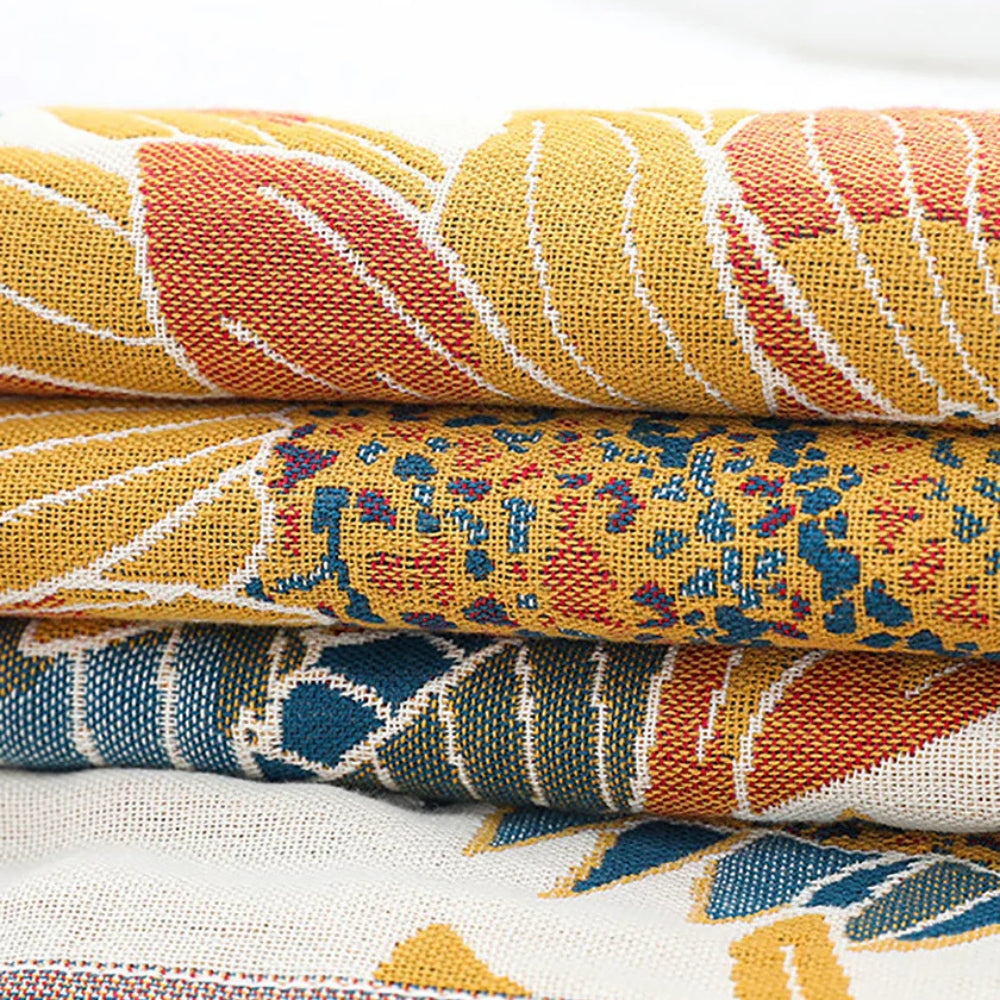 LoungeYard | Savanna Bloom Cotton Bath Towel — product view 5