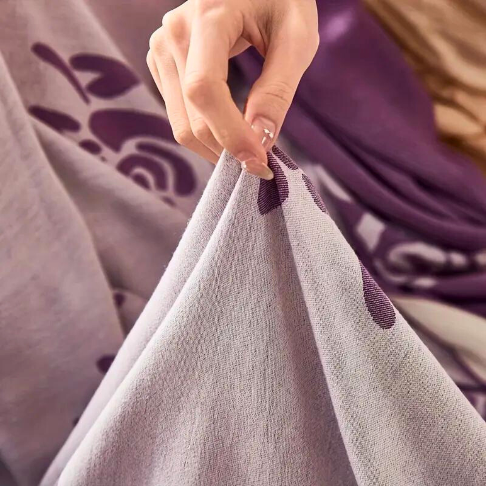 LoungeYard | Bamboo Fiber Rose Cooling Blanket — product view 2