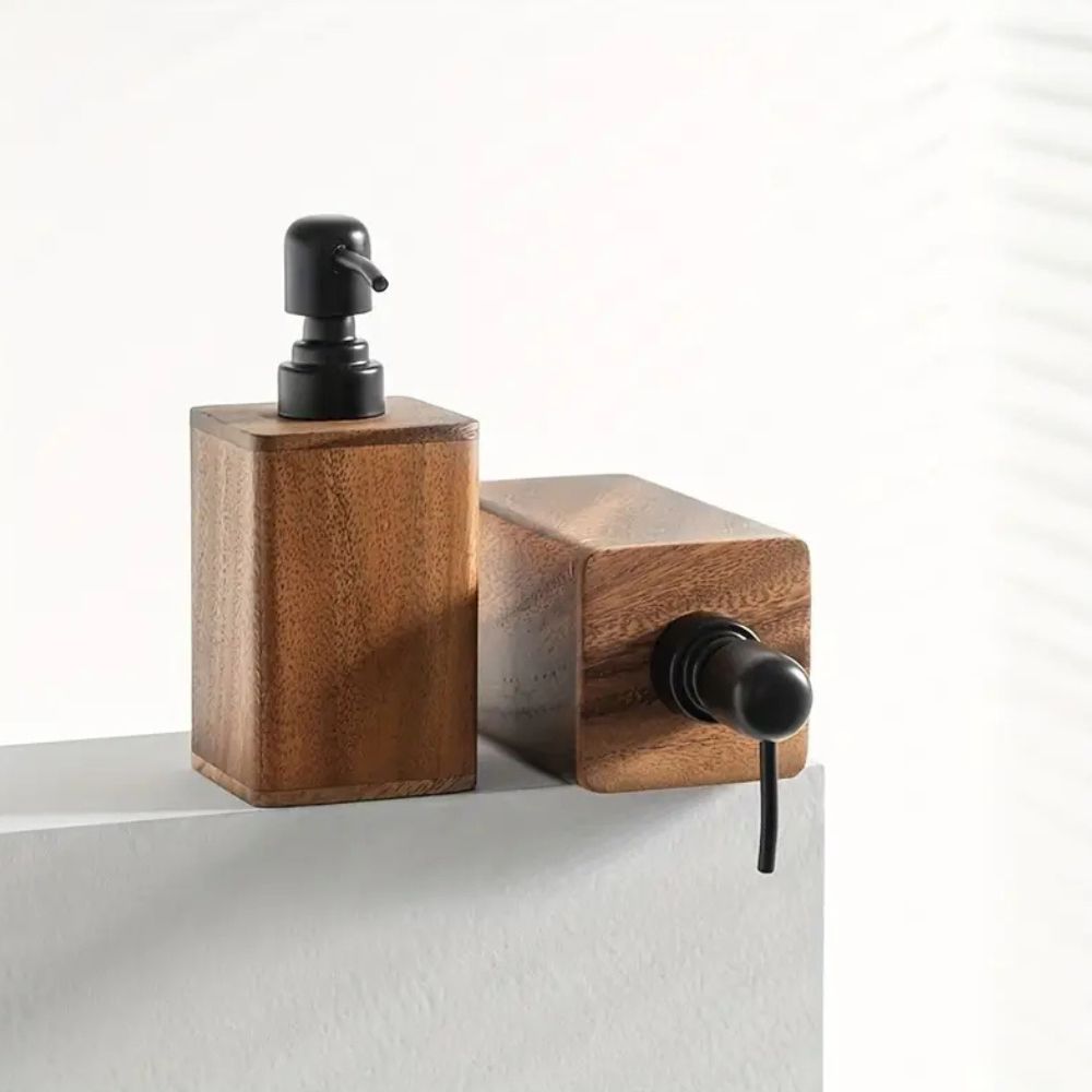 LoungeYard | Walnut Aura Lotion & Soap Dispenser — product view 5