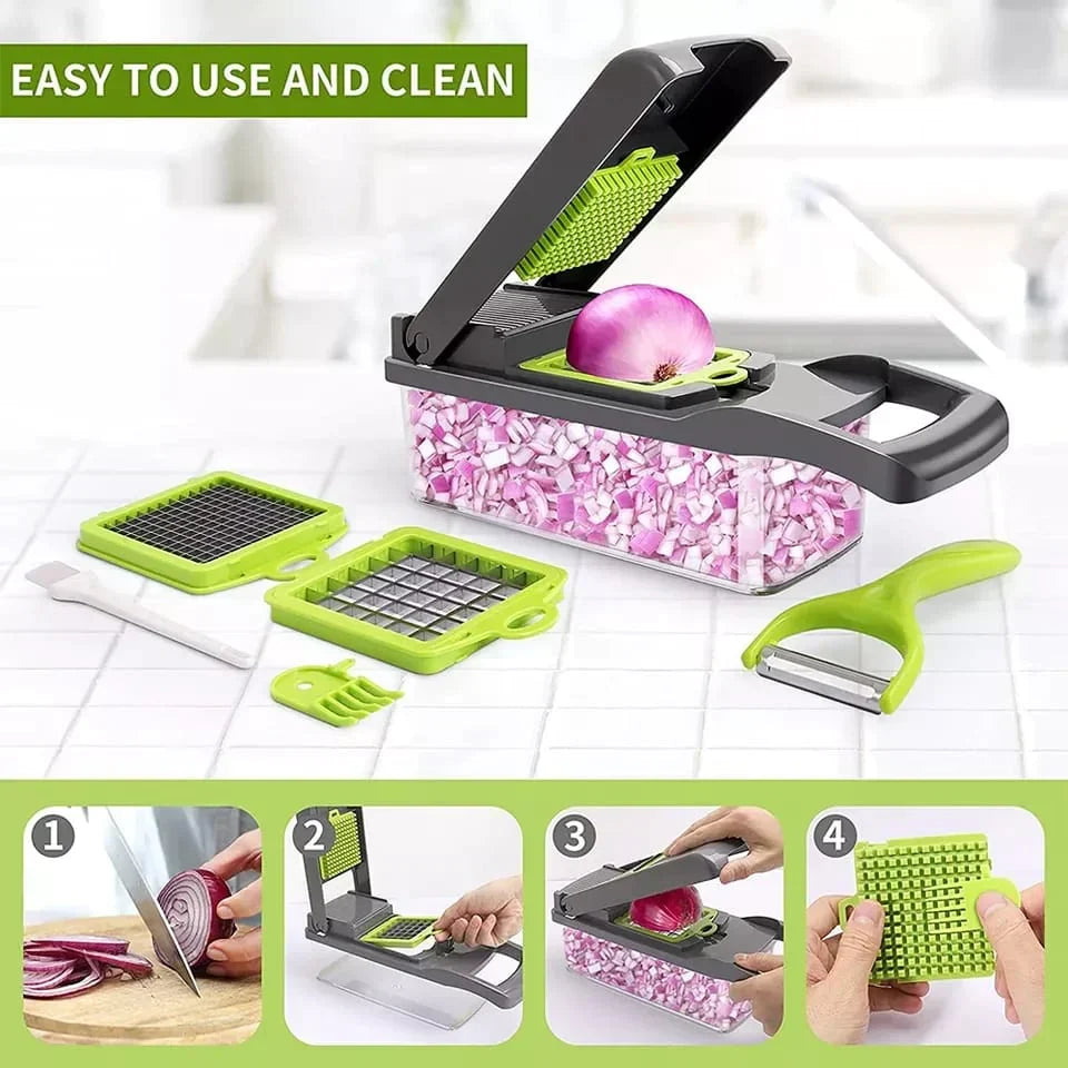 12 in 1 Vegetable Cutter Slicer Grater Chopper LoungeYard — product view 5