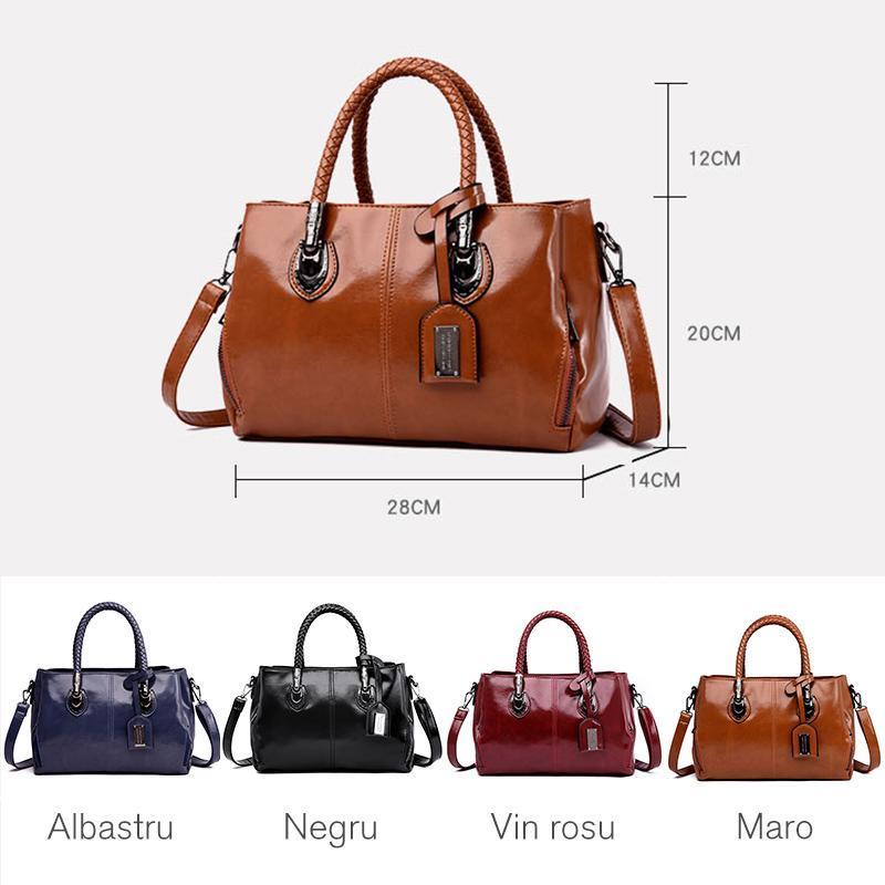 LoungeYard | Boston Leather Handbag for Women — product view 6