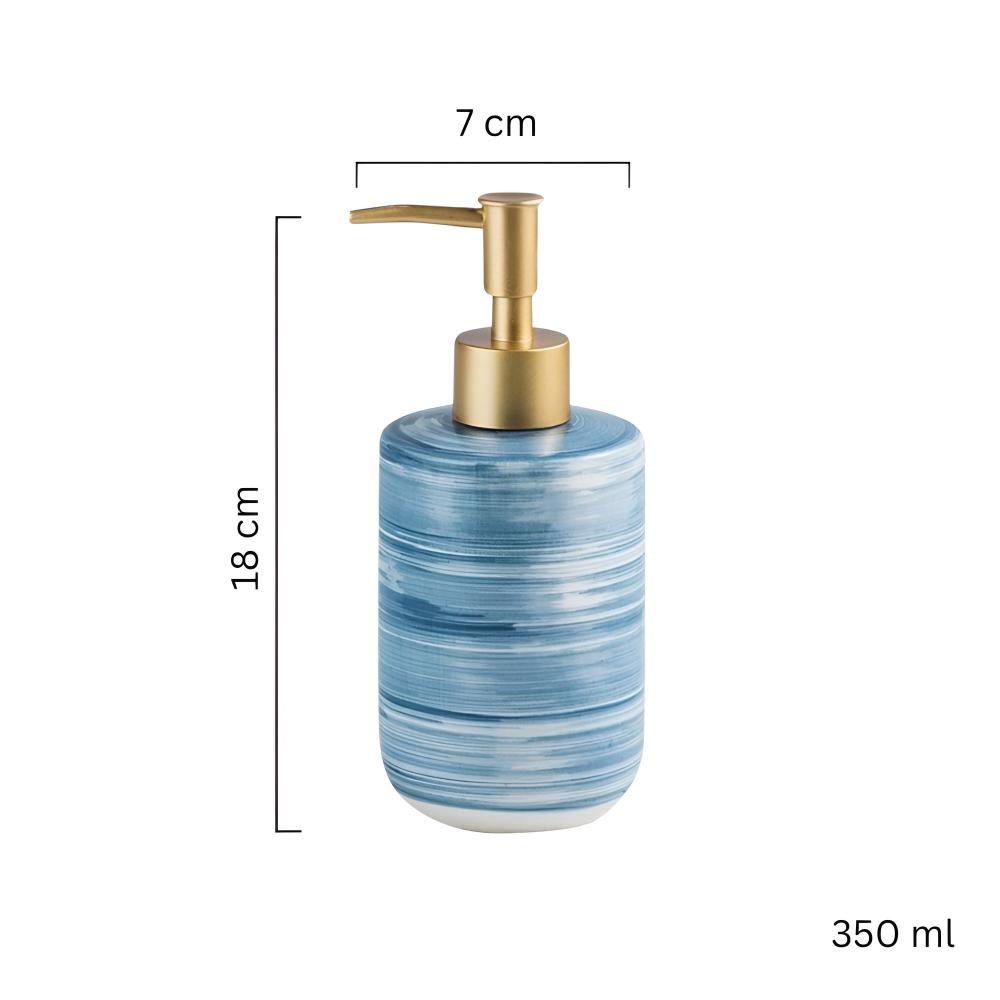 LoungeYard | Marble Ceramic Soap Dispenser — product view 6