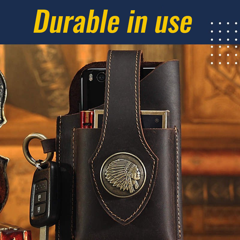 LoungeYard | Multifunctional Leather Mobile Phone Bag — product view 2