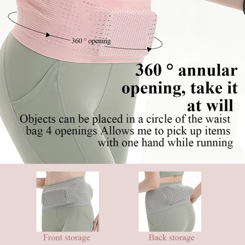 LoungeYard | Multifunctional Knitted Breathable Hidden Waist Pocket — product view 1