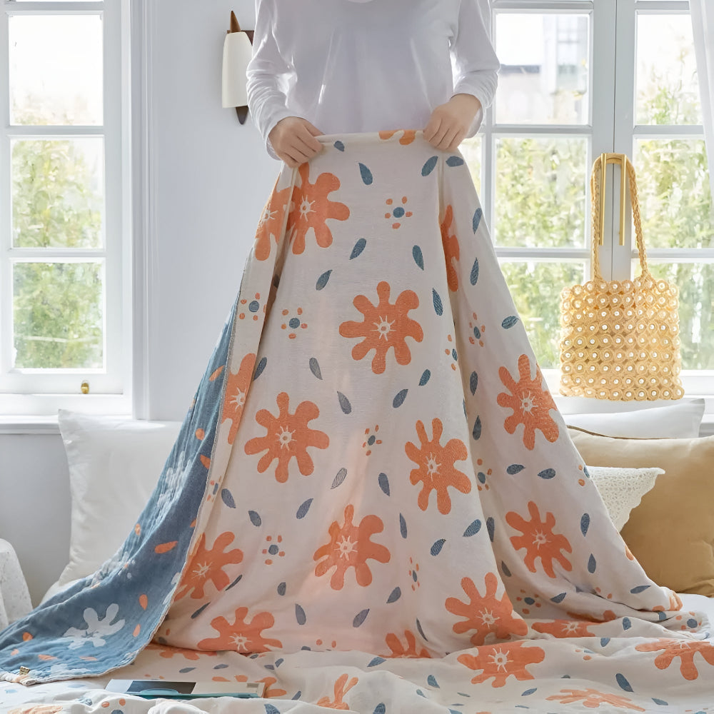 LoungeYard | Abstract Sunny Reversible Blanket — product view 4