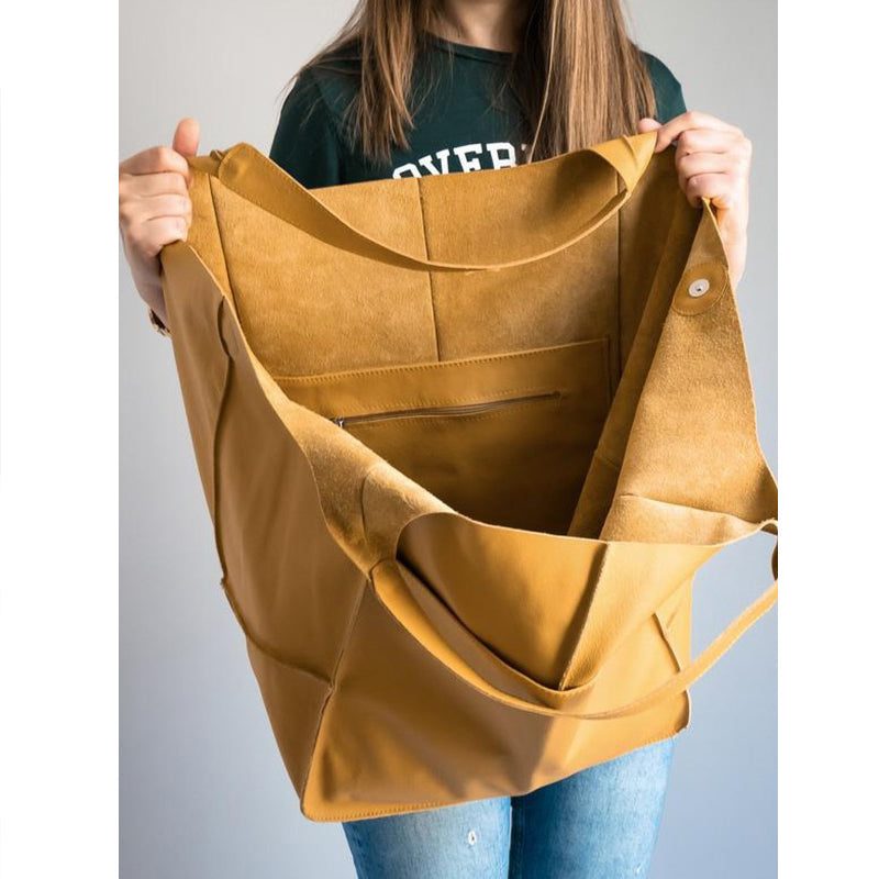 LoungeYard | Oversized Weekend Leather Handbags — product view 2