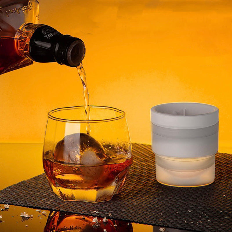 Silicone Stackable Circular Ice Hockey Ball Maker Mold | LoungeYard — product view 5