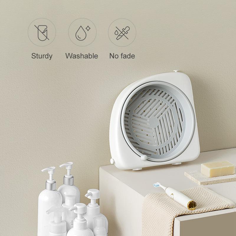 Waterproof Rotating Bathroom Corner Shelf — product view 1