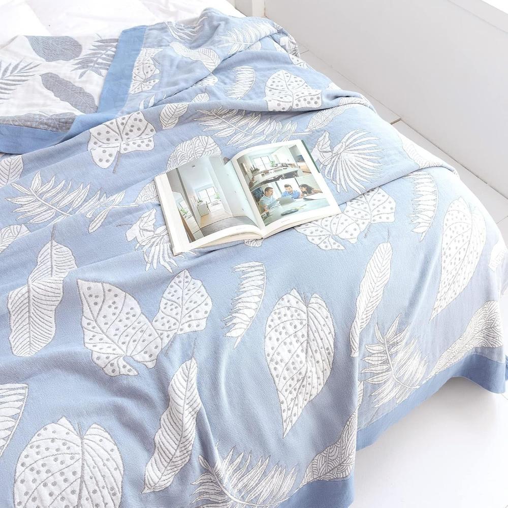 LoungeYard | Leafy Whisper Summer Blanket — product view 6