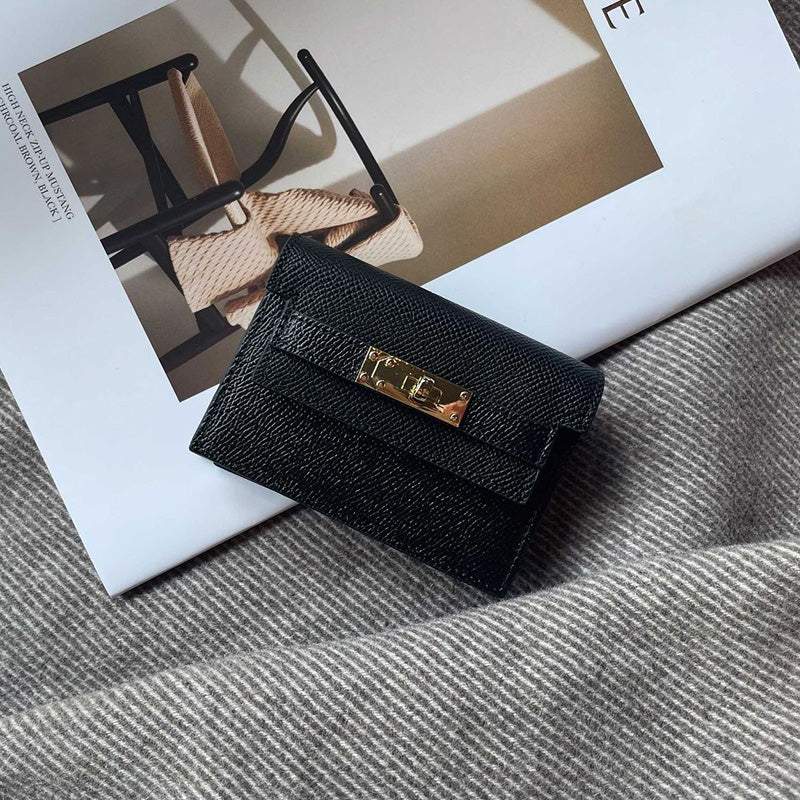 LoungeYard | Minimalist PU Leather Zipper Card Holder — product view 7