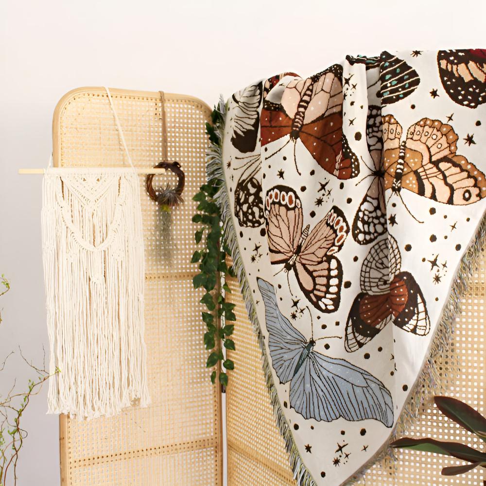 LoungeYard | Butterfly Garden Blanket — product view 6