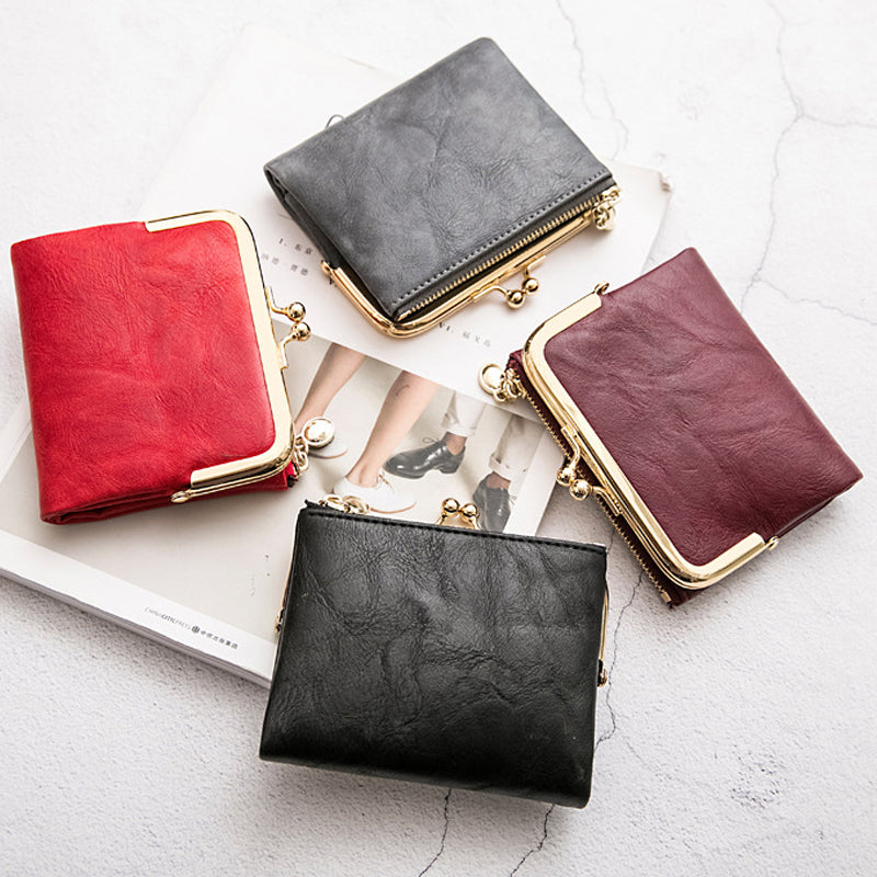 LoungeYard | Mini Fashion Women's Square Short Wallet — product view 5