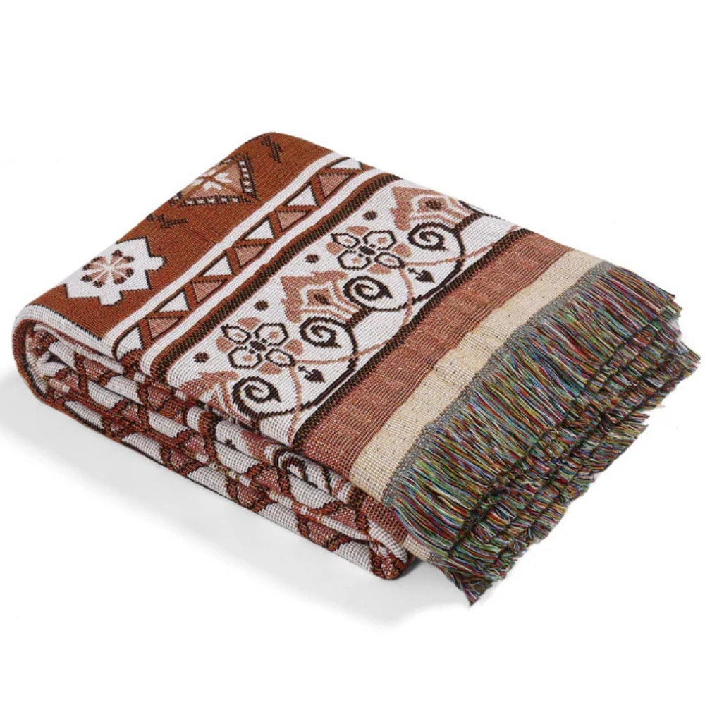 LoungeYard | Bohemian Desert Mirage Throw Blanket — product view 5