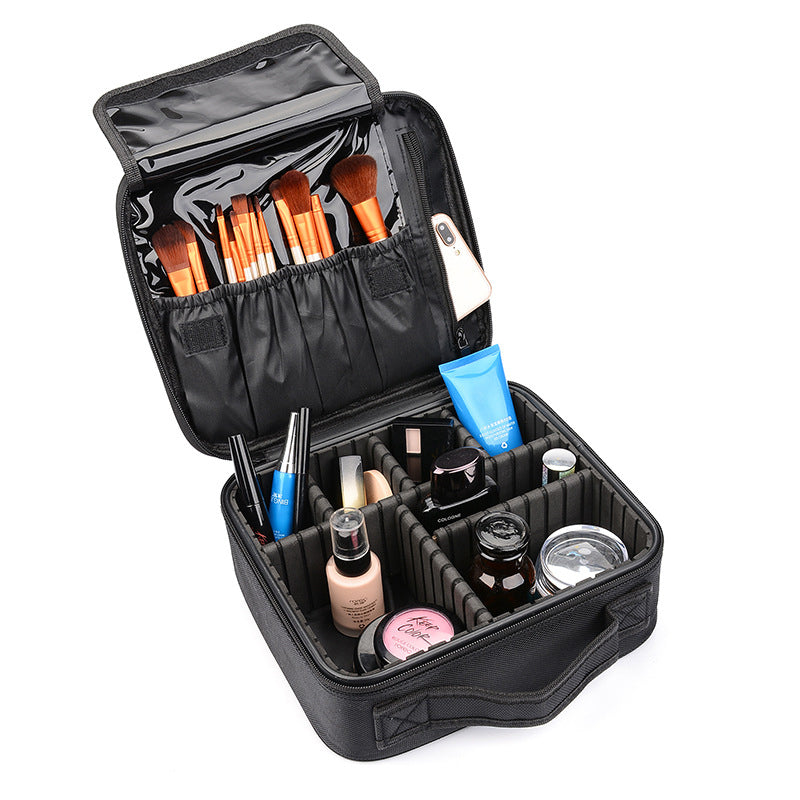 LoungeYard | Makeup Cosmetic Storage Bag with Adjustable Compartment — product view 5