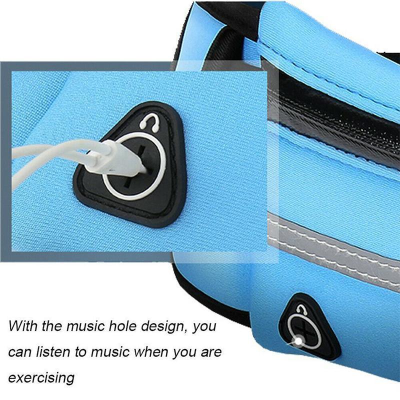 LoungeYard | Running Sports Jogging Portable Outdoor Phone Holder Waterproof Belt Pouch — product view 5