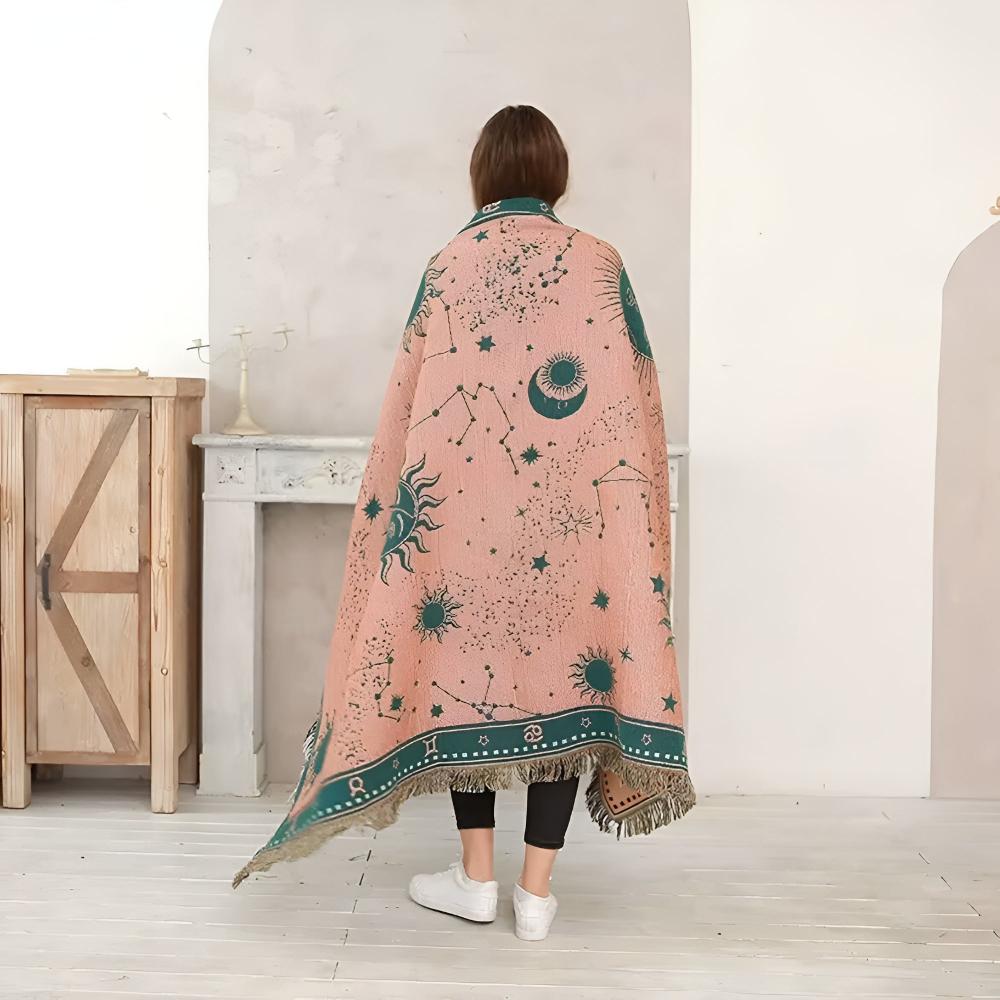 LoungeYard | Sun Moon Stars Celestial Blanket — product view 5