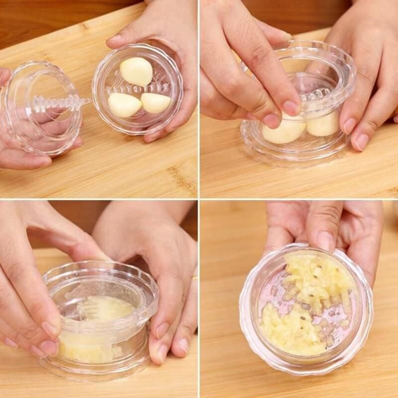 LoungeYard | Manual Mini Garlic Crusher — product view 3