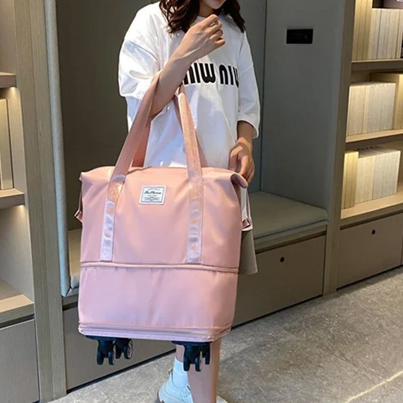 Travel bag with universal wheels | LoungeYard — product view 7