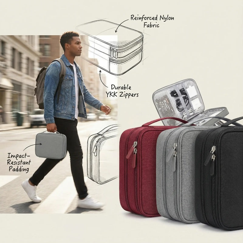 Triple Layer Tech Organizer LoungeYard — product view 1