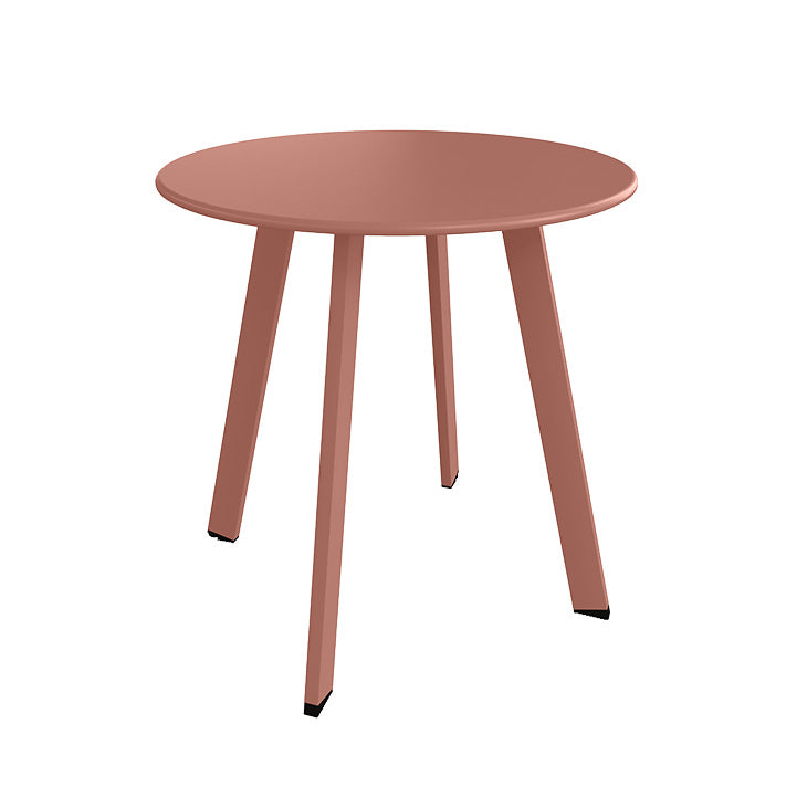 LOUNGE YARD Steel Patio Side Table, Weather Resistant Outdoor Round End Table — product view 7