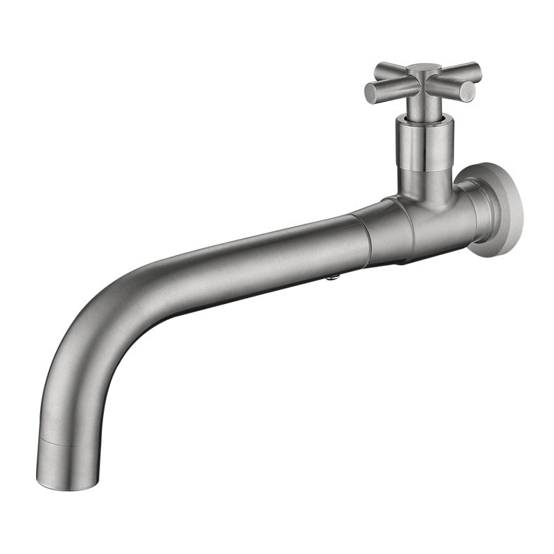 LoungeYard | Modern 1-Hand Basin Mixer 1 Hole Wall Mounted Bathroom Faucet — product view 1