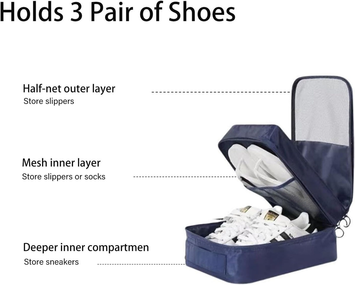 LoungeYard | ShoeStash Travel-Friendly Shoe Organizer — product view 3