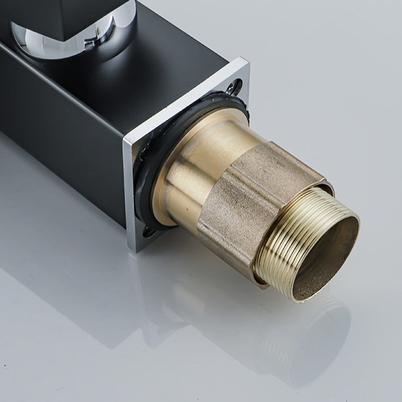 LoungeYard | Contemporary Sink Faucet Solid Color Low Arc Bathroom Sink Faucet — product view 3