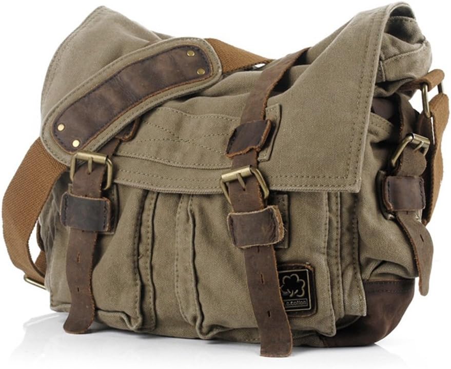 RetroCarry Bag – Vintage Canvas Shoulder Bag for Laptops LoungeYard — product view 1