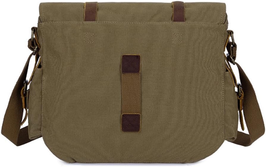 RetroCarry Bag – Vintage Canvas Shoulder Bag for Laptops LoungeYard — product view 3