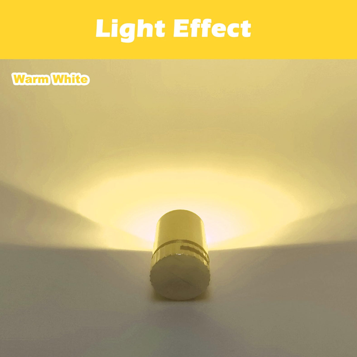 LED Mini Spotlight Battery Operated Warm White Resin 10-Pack for Artwork Jewelry Closet — product view 4